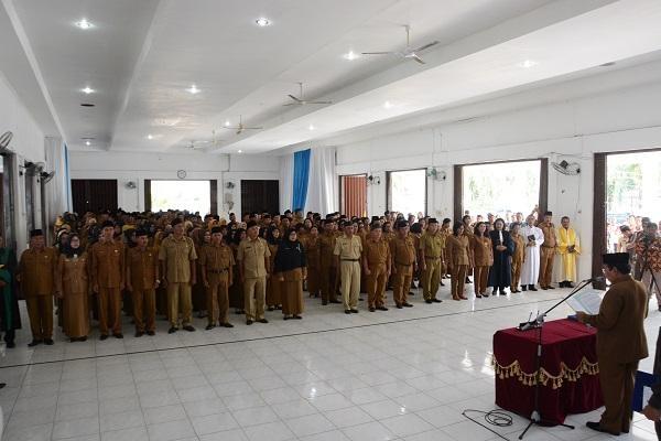 Wabup Deli Serdang Lantik 267 Kepala Sekolah dan Pengawas Tkt TK, SD dan SMP 