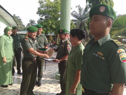 Dandim 0204/DS Pimpin Sertijab Danramil Sibolangit