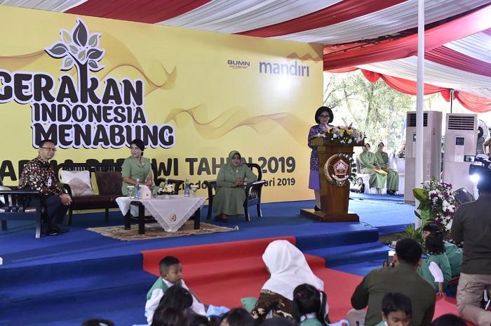Ketum Dharma Pertiwi Imbau Anak Indonesia Gemar Menabung