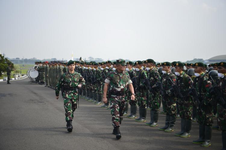 TNI Kirim Ratusan Prajurit Bantu Atasi Kebakaran Hutan di Pekanbaru
