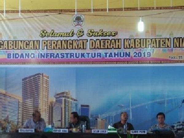 Pemkab Nias Gelar Forum Gabungan Perangkat Daerah Bidang Infrastruktur