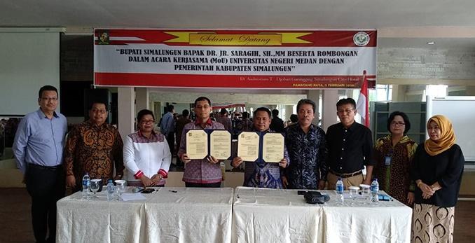 Tingkatkan Kualitas Pendidikan dan SDM, Pemkab Simalungun Kerjasama dengan Unimed
