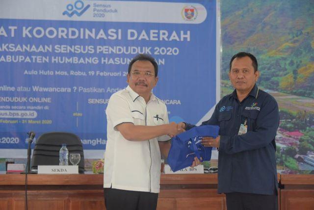 Pemkab Humbahas Targetkan 10 % Sensus Penduduk Online
