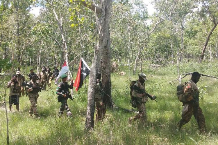 TNI AD dan PNGDF Gelar Patroli Patok Bersama di Perbatasan RI-PNG