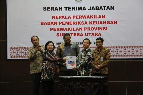 Akhyar Nasution Hadiri Sertijab Kepala Perwakilan BPK Sumut Eydu Oktain Panjaitan