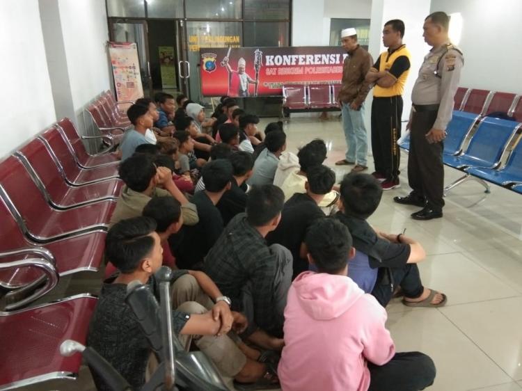 Antisipasi 3C, Polrestabes Medan Amankan 40 Orang Anak di Bawah Umur