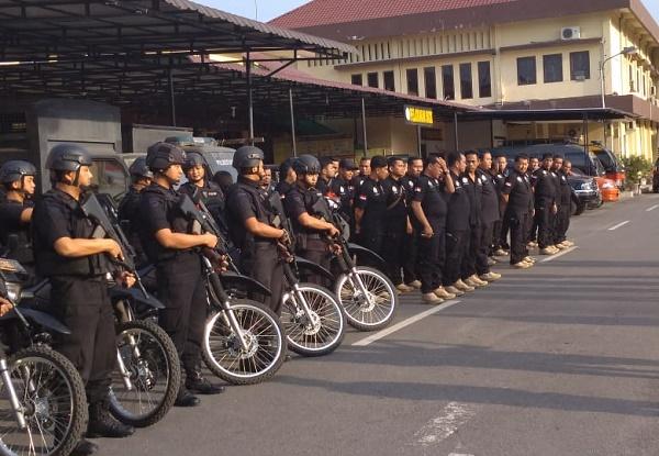 Tim Gabungan Narkoba Polrestabes Medan Laksanakan Patroli Terbuka di 9 Titik di Kota Medan