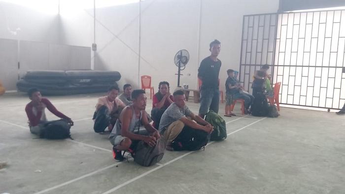 Polres Tanjung Balai Amankan 20 TKI Ilegal, 2 Orang Kedapatan Bawa 2 Kg Sabu