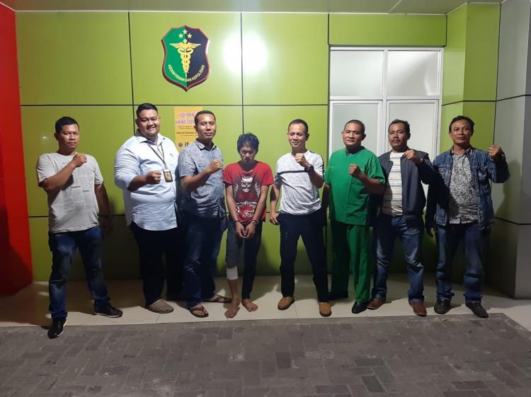 Berupaya Melarikan Diri, Pelaku Curanmor Ditembak Personi Polsek Sunggal