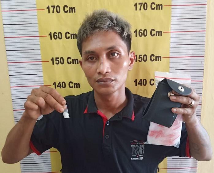 Polres Sergai Ciduk Pengedar Sabu di Rumah Mertuanya
