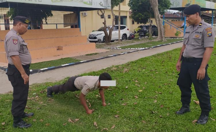 Polresta Deli Serdang Hukum Anggota yang Tidak Disiplin