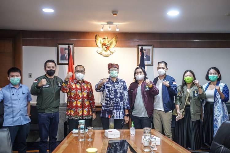 Audiensi dengan Menparekraf Sandiaga Uno, HIPMI Dorong Pemulihan Sektor Pariwisata dan Ekonomi Kreatif