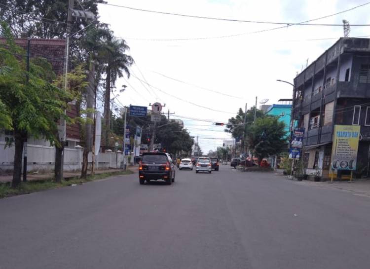 Perayaan Tahun Baru Imlek 2572 di Medan, Suasana di Jalan Thamrin Sepi