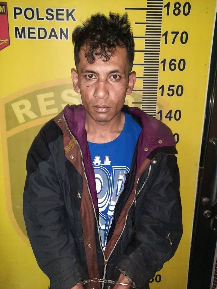 Tekab Polsek Medan Area Tangkap Maling Pembobol Rumah di Pasar Sukaramai