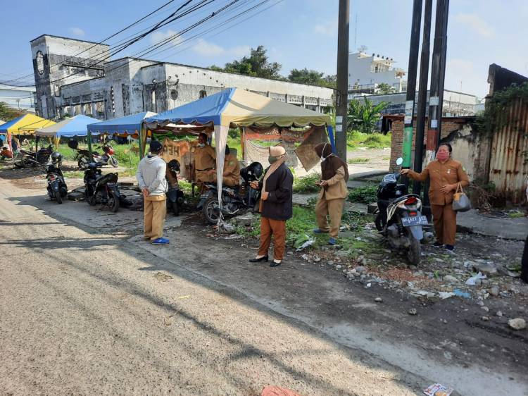 Polsek Medan Timur Ajak Warga Terapkan Prokes