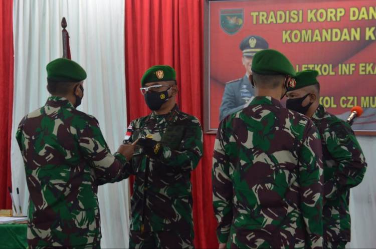 Danrem Brigjen TNI Bangun Nawoko Pimpin Acara Tradisi Korps dan Sertijab Dandim 1707/Merauke