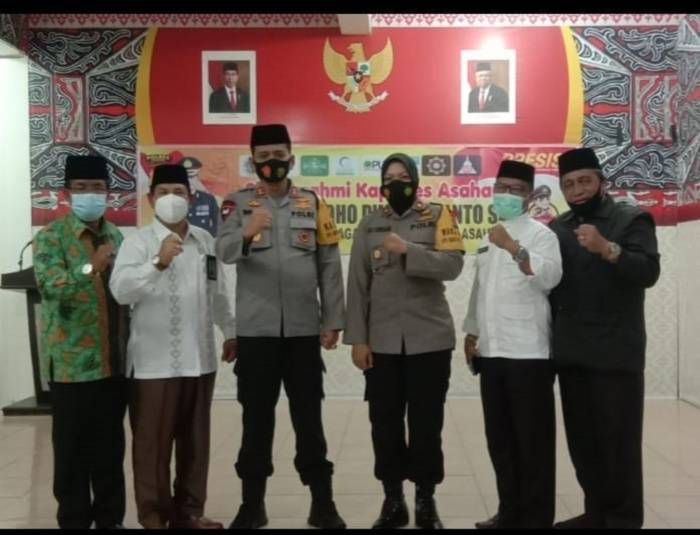 Kapolres AKBP Nugroho Dwi Karyanto Silaturahmi dengan Tokoh Lintas Agama, Dihadiri Kepala Kemenag Asahan