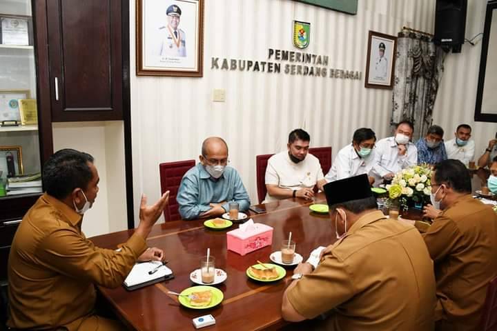 Audiensi dengan Wakil Bupati Sergai, Kadin Sampaikan Sejumlah Program