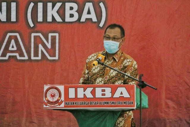 Plt Walikota Medan Ucapkan Selamat Atas Pelantikan IKBA SMA Swasta Eria Medan