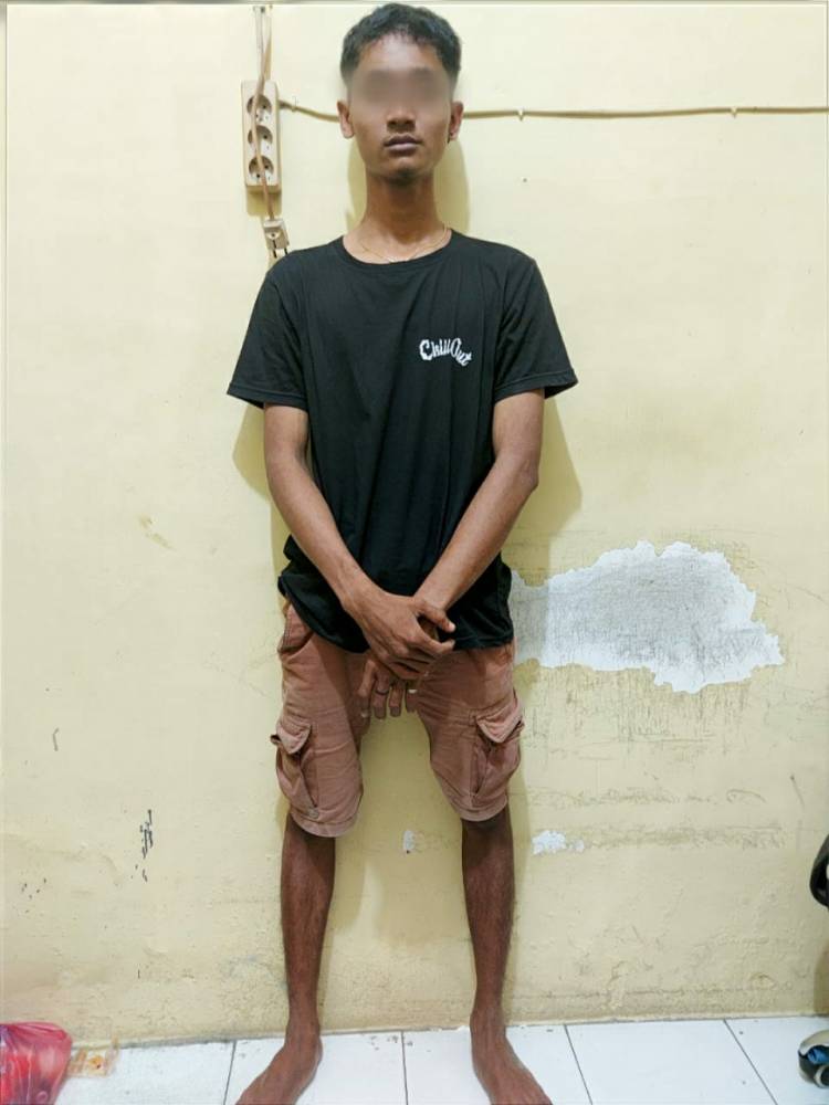 Keburu Diciduk Tim Tekab Polsek Tamora, Pemuda Ini Gagal Konsumsi Sabu