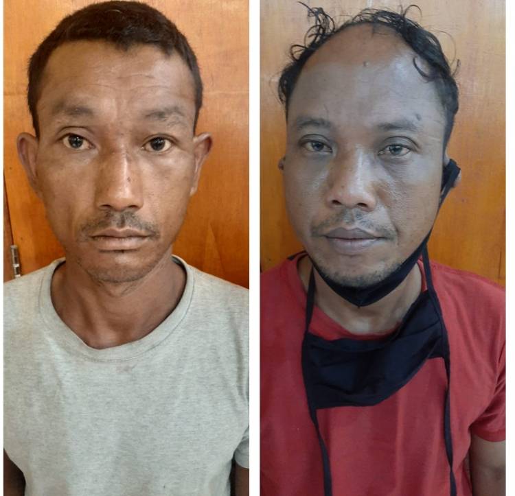 Polisi Tangkap Dua Pria Komplotan Pencuri Alat Musik di Desa Sampali
