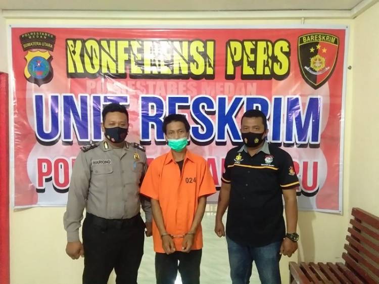 Bongkar Rumah Kosong di Jalan Punak Medan, 1 Pencuri Ditangkap Polsek Medan Baru, 3 DPO