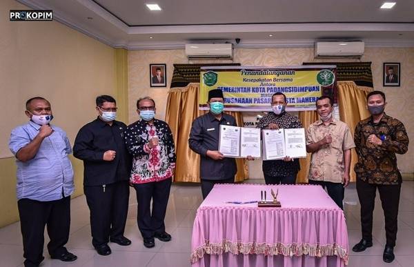 Terkait Pasar Mahera, Pemko Padangsidimpuan Tandatangani Kesepakatan Bersama dengan PT BPL