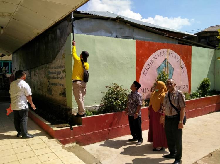 BPN Ukur Luas Lahan MIN 1 Tapsel, Sertifikat Tanah Segera Diterbitkan