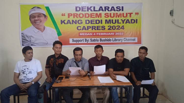 Miliki Konsep Filantropis, Prodem Sumut Deklarasikan KDM Capres 2024