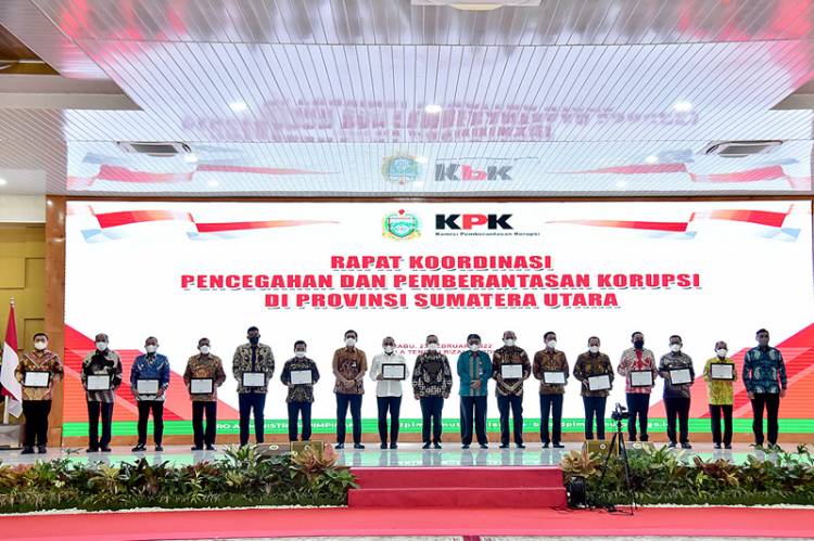 Tertinggi di Sumut, Nilai MCP Pemprov Sumut Capai 91,69%