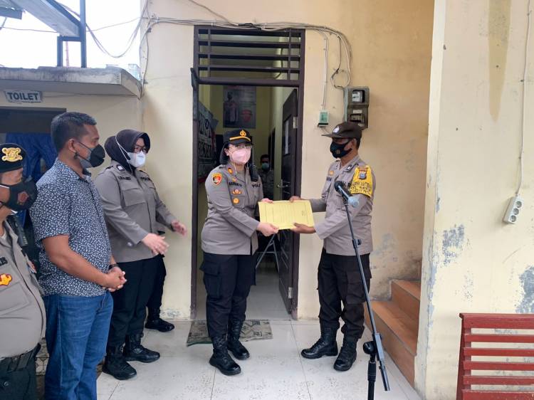 Masuki Purna Bakti, Waka Polsek Medan Baru Harapkan Aiptu SK Sebayang Tetap Berkarya dan Jadi Teladan Masyarakat