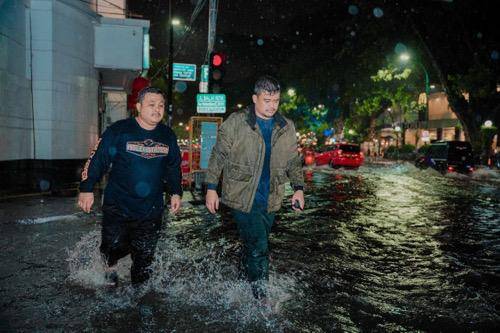 Curah Hujan Tinggi, Bobby Nasution Turun Langsung ke Lapangan Cek Kondisi Terkini