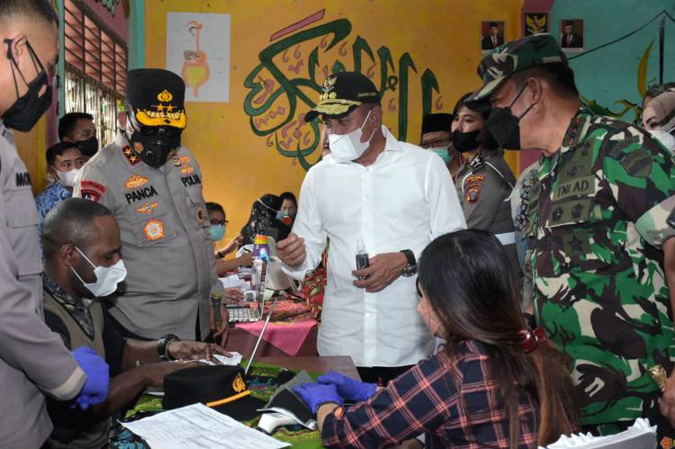 Percepatan Vaksinasi Covid-19, Gubernur Edy Kunjungi Nias Bersama Pangdam dan Kapolda