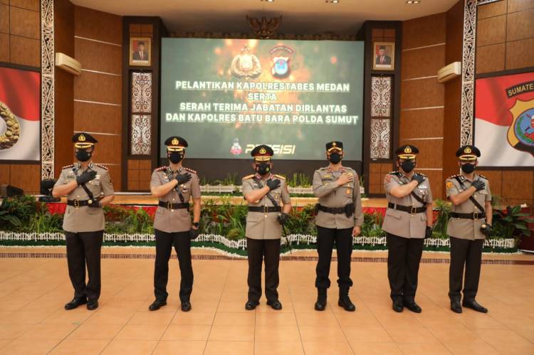 Kombes Pol Valentino Alfa Tatareda Resmi Dilantik sebagai Kapolrestabes Medan