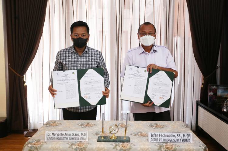 USU dan PT Dhirga Surya Hasilkan Inovasi Tenaga Listrik Panel Surya