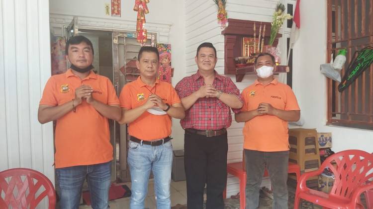 Imlek, Ketua Pewarta Silaturahmi ke Rumah Jefri Tanuji dan Takziah ke Rumah Alm Irwansyah