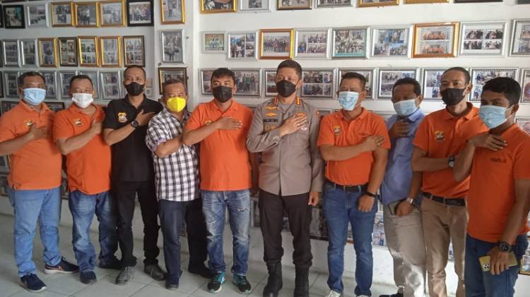 Pewarta Dukung Kinerja Kapolrestabes Medan Valentino Alfa Tatareda Ciptakan Suasana Tetap Aman di Kota Medan