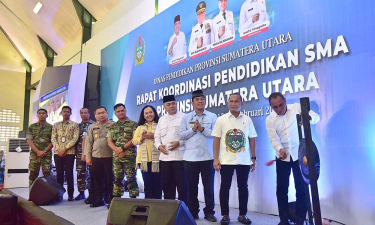 Gubernur Sumut Buka Rakor Pendidikan SMA se-Sumut di Tapanuli Tengah
