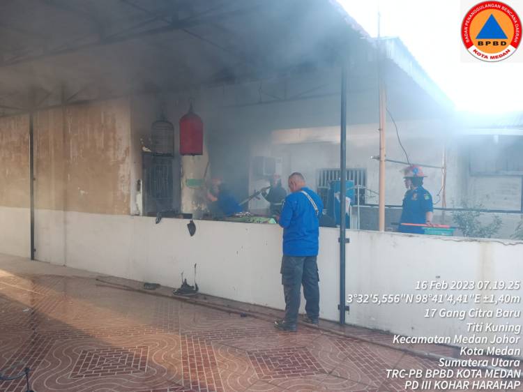 Sebuah Ruko di Komplek Mega Mas Terbakar, Satu Orang Tewas