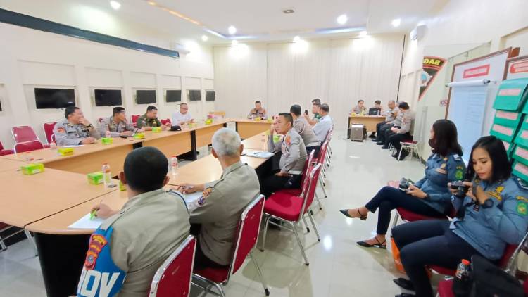  Polrestabes Medan Koordinasi Pengamanan Konvem Pendeta Persidangan Sinode GPIB