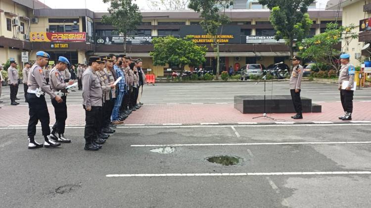  Kanit SPKT Polrestabes Medan Tekankan Anggota Utamakan Pelayanan Prima Kepada Masyarakat