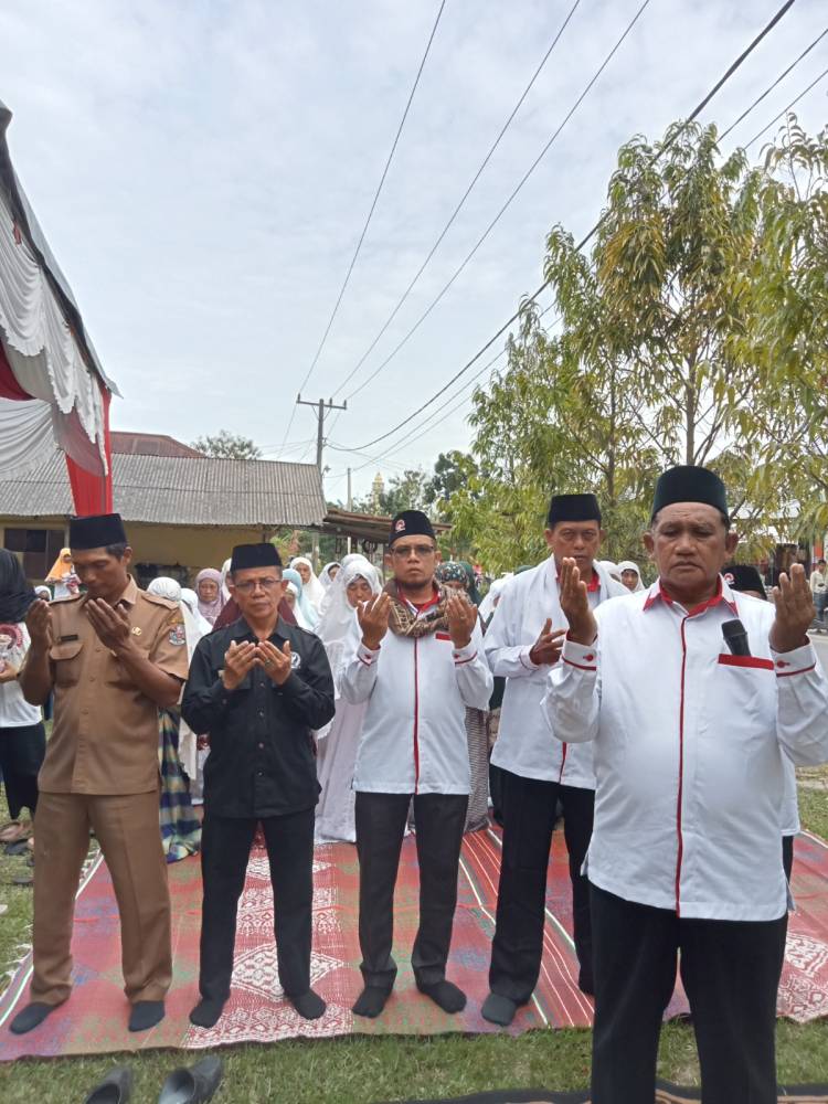 Usbat Ganjar Sumut Bersama Ratusan Warga Deli Serdang Kirim Doa Terhadap Korban Gempa Turki