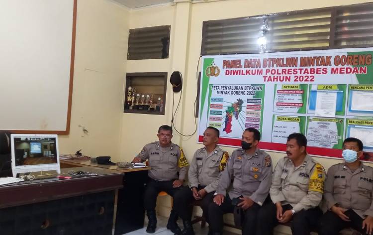  Bhabinkamtibmas Polrestabes Medan Zoom Meeting Korbinmas Baharkam Polri