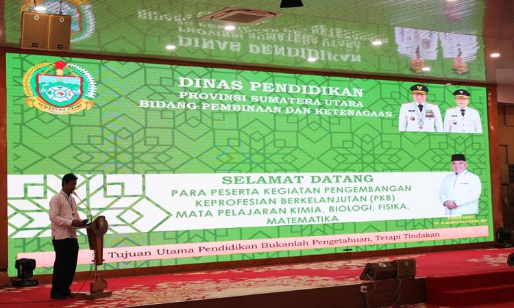  Dinas Pendidikan Sumut Gelar Kegiatan Pengembangan Keprofesian Berkelanjutan