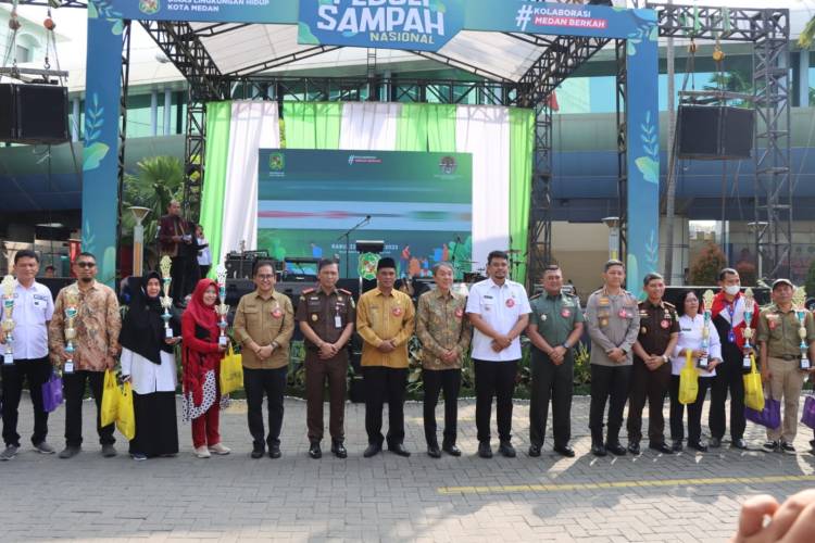  Kapolrestabes Medan Hadiri Peringatan HPSN Tahun 2023
