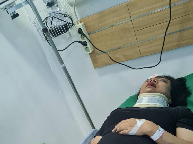 Kapolsek Tuntungan Kritis Ditabrak Pelajar Saat Cek TPS