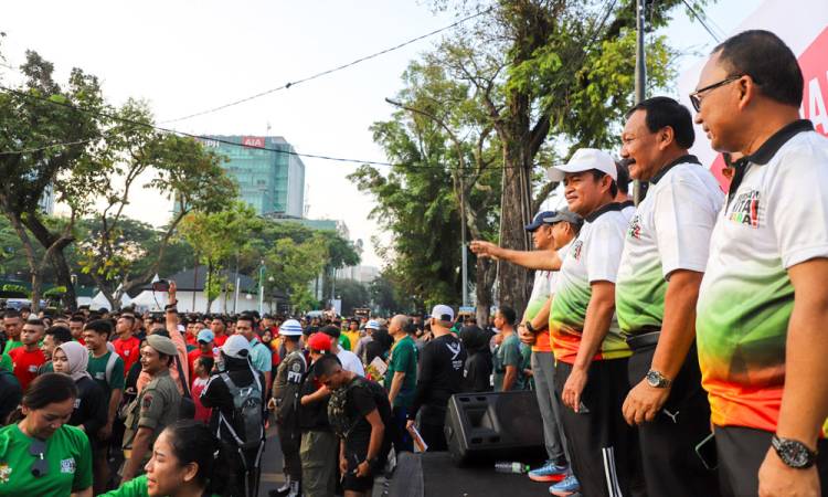 Ribuan Masyarakat Semarakkan Road To PON XXI, Pj Gubernur Sumut Harap Tumbuhkan Rasa Memiliki