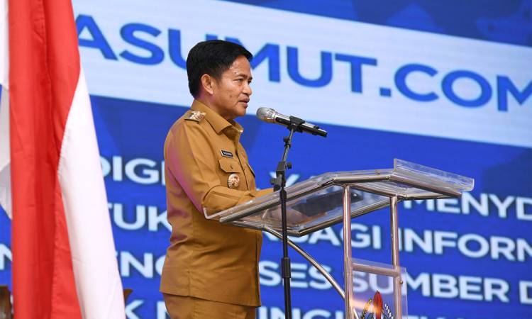 Beri Kemudahan dan Fasilitasi UMKM, Pj Gubernur Sumut Luncurkan Aplikasi Simitrasumut.com