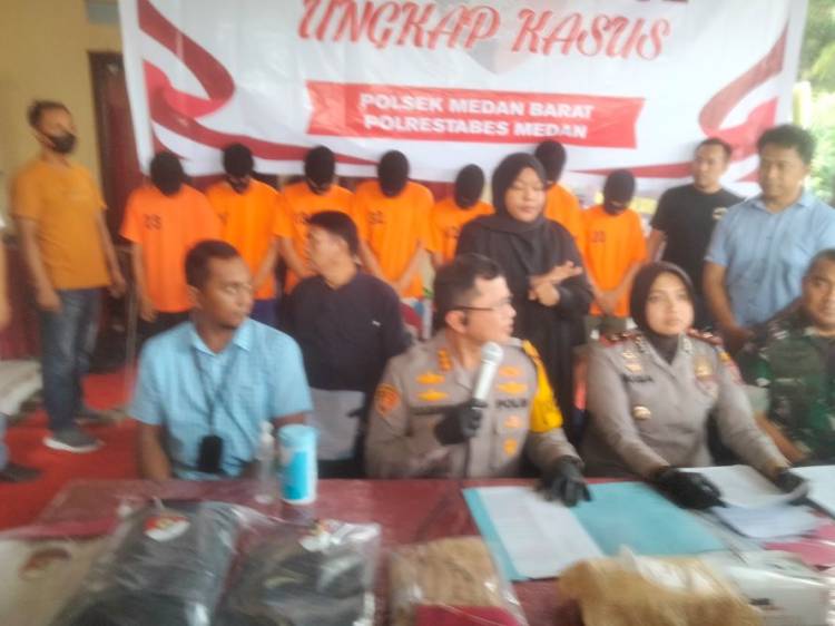 Sikat Motor Pelajar, Pelaku Begal Diringkus Polsek Medan Barat