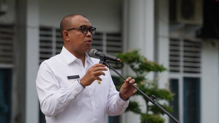 Pimpin Apel Gabungan Perdana, Pj Bupati Langkat: Terapkan 4 Prinsip Menjadi ASN Berkualitas